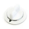 1 White Dryer Timer Control Knob Fits General Electric Hotpoint RCA WE1M654