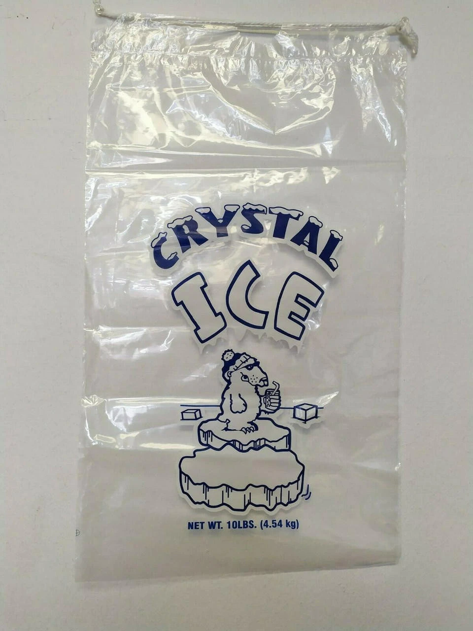 GENERIC 10 LB LBS 1.5 Mil Plastic Commercial Ice Bag Bags With Cotton Drawstring 100 PCs - Image 5