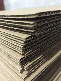 (100) Pcs 8 1/2" X 11" Corrugated Cardboard Pads 32 ECT Insert Sheet 8.5 X 11