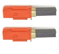 (2) Lamb Ametek Orange Carbon Brush For Metro Air Force