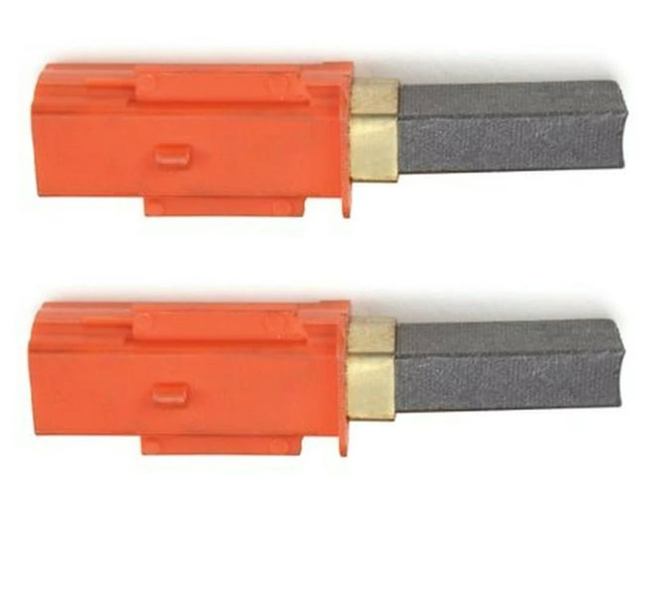 (2) Lamb Ametek Orange Carbon Brush For Metro Air Force