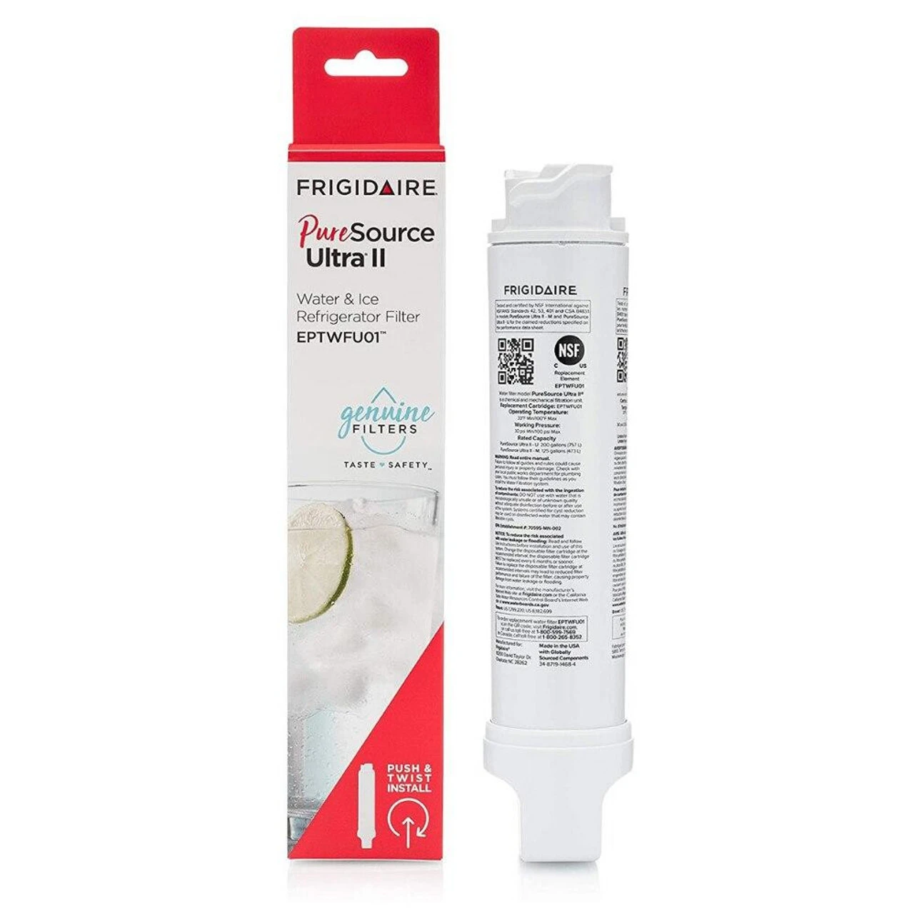 (3pk) EPTWFU01 Frigidaire Water Filter - PureSource Ultra II - Image 2