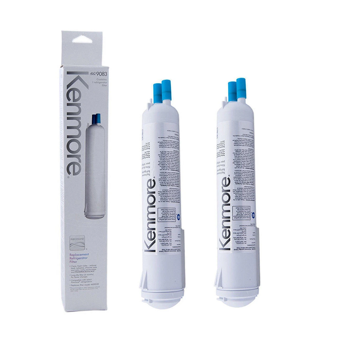 (2pk) Kenmore 46-9083, 46-9030 Compatible With Everydrop EDR3RXD1, Whirlpool Filter 3, 4396841, 4396710 Refrigerator Water Filter - Image 2