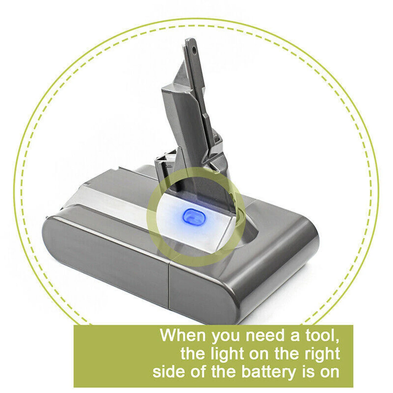 GENERIC 21.6V 8000mAh Replacement Battery For Dyson V7 V7 Animal V7 Extra V7 Trigger US - Image 5