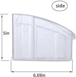 240356402 Clear Refrigerator Upper Door Bin Replacement Compatible W/Frigidaire