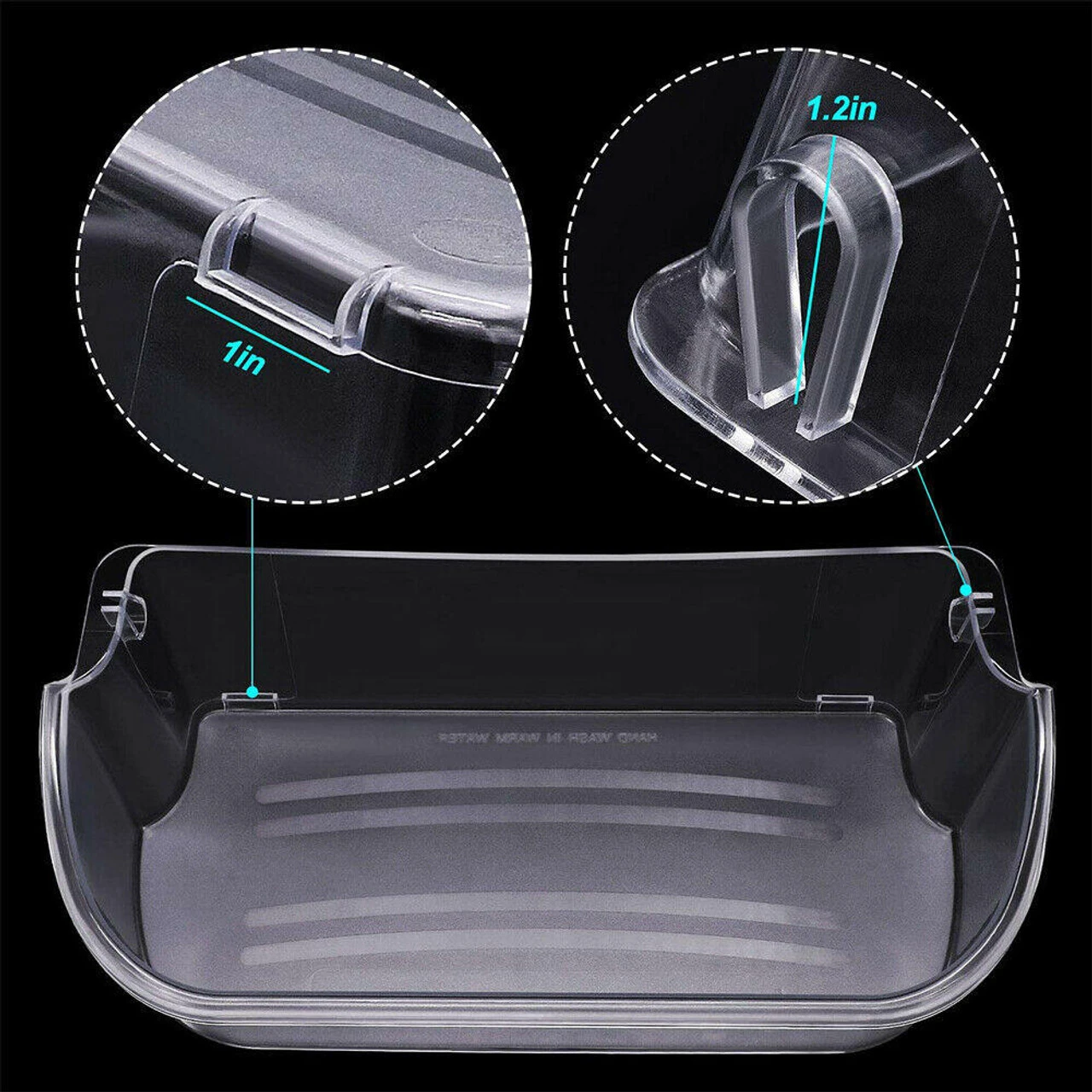 240356402 Refrigerator Door Bin AP2549958 Side Shelf Replacement Fit Frigidaire - Image 4