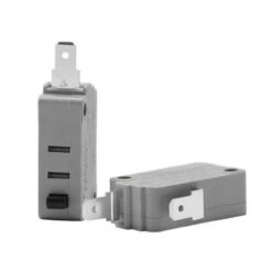2Pcs KW3A 16A 125V/250V Microwave Oven Door Micro Switch Normally Close Grey USA