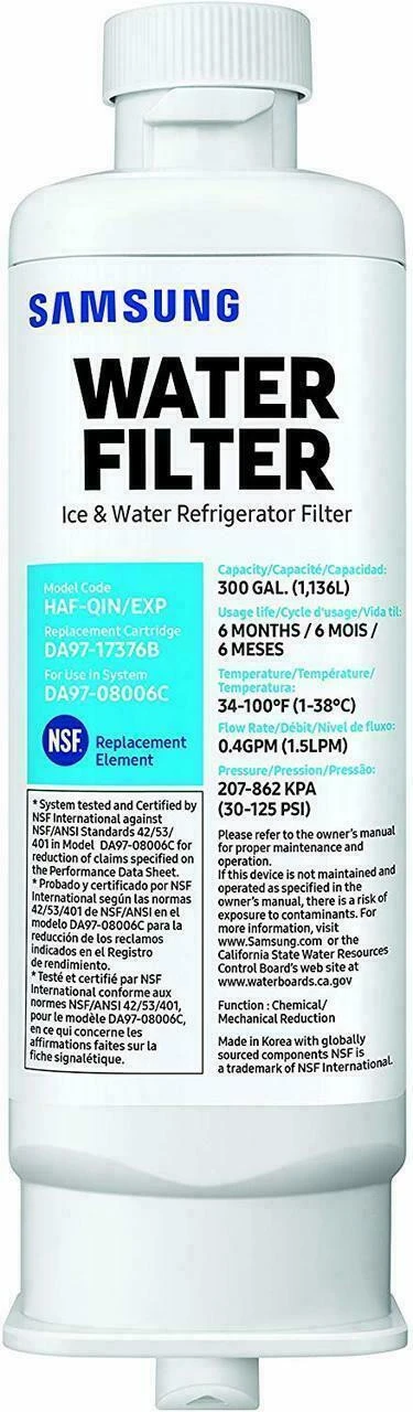 (3pk) DA97-17376B Samsung HAF-QIN/EXP DA97-08006C Water Filter - Image 2