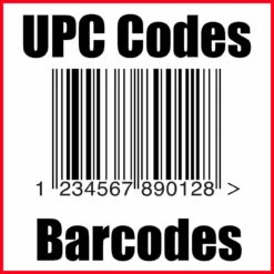 (50) UPC Codes Amazon Barcode Number Certified