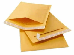 500 #000 4x8 Kraft Paper Bubble Padded Envelopes Mailers Shipping Case 4"x8"