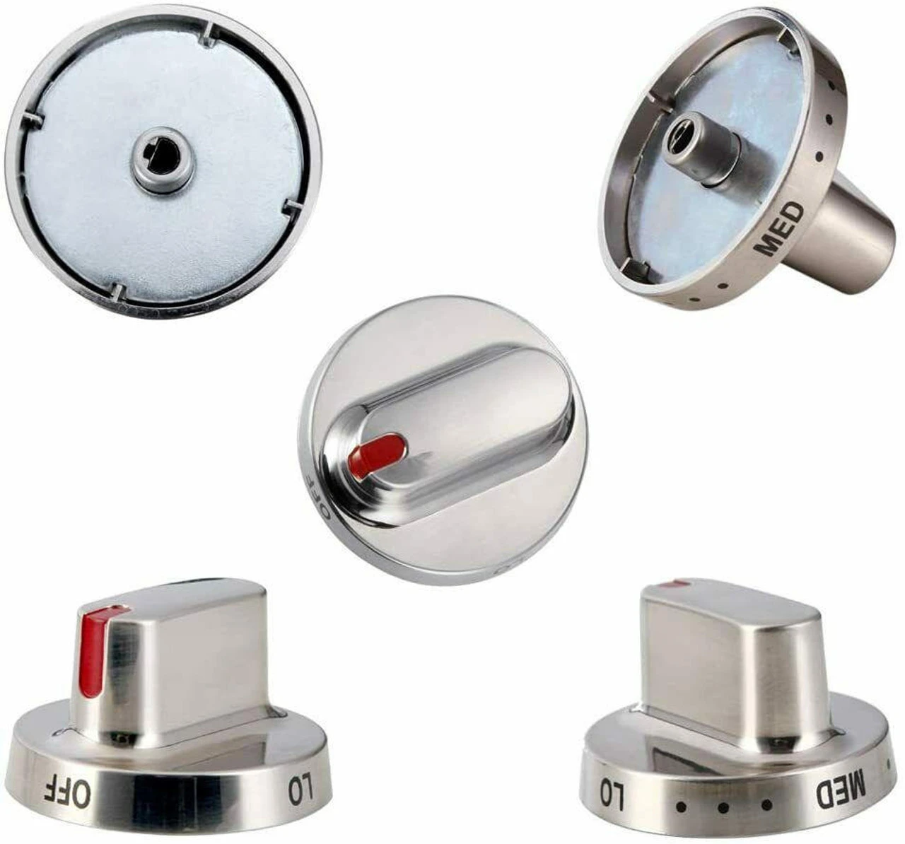 5Pcs DG64-00472A,DG64-00347A Stove Knobs Range Knobs Compatible With Samsung - Image 5