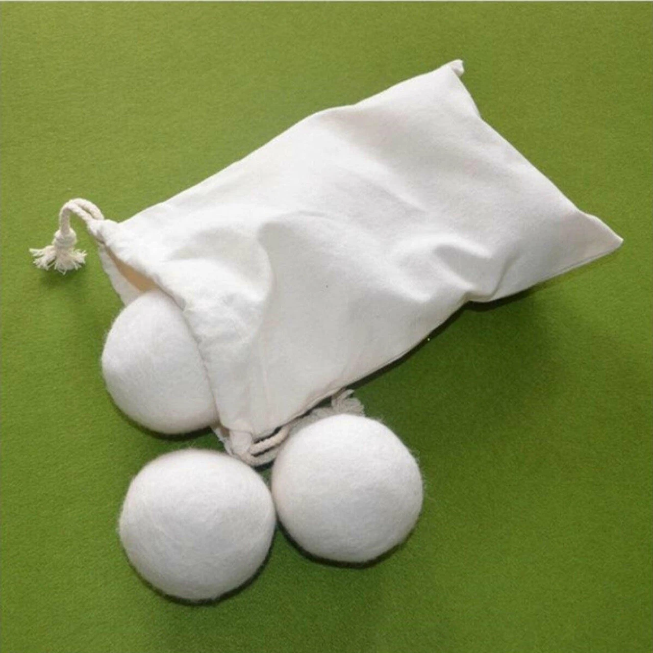 GENERIC 6 Wool Dryer Balls XL 100% Organic Wool Natural Laundry Fabric Softener New - Image 3