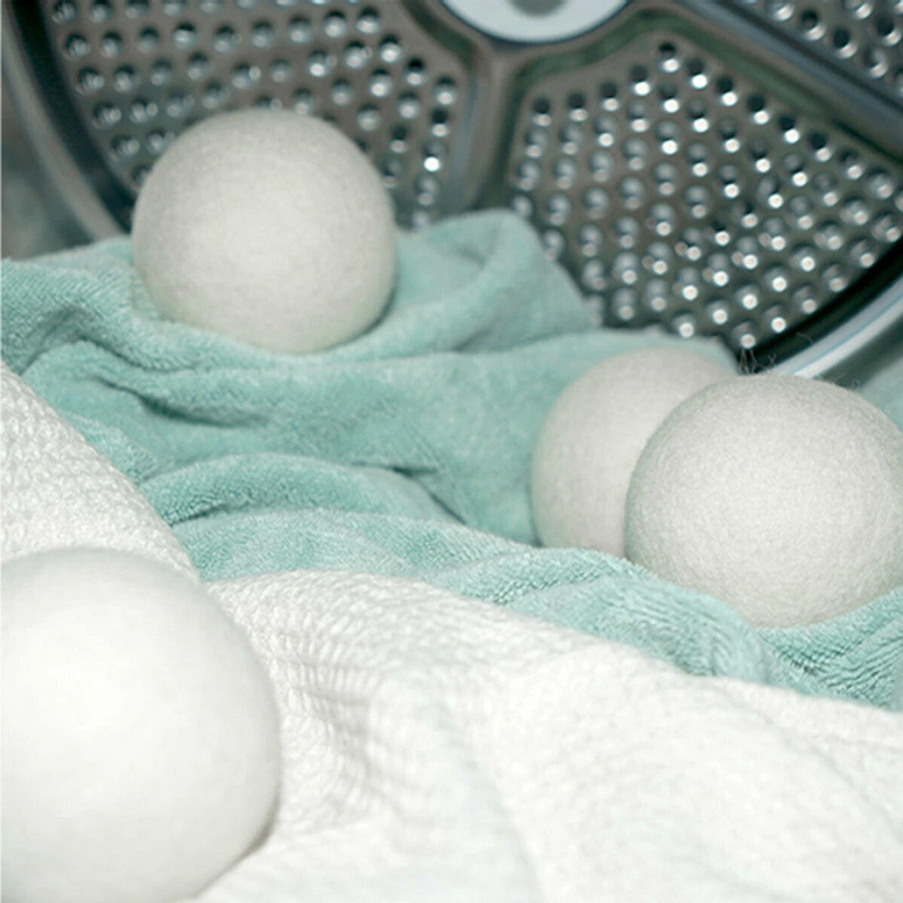 GENERIC 6 Wool Dryer Balls XL 100% Organic Wool Natural Laundry Fabric Softener New - Image 5