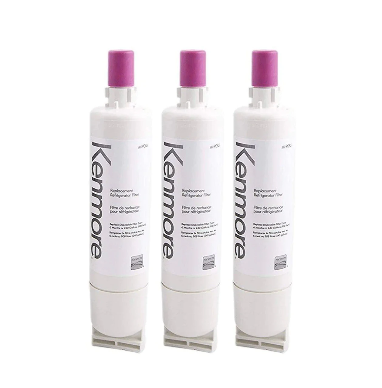 (3pk) Kenmore 46-9085, 46-9010 Compatible With Everydrop EDR5RXD1, Whirlpool Filter 5, 4396508, 4396510, 4392857, 4396547, W10186668 Refrigerator Water Filter - Image 3