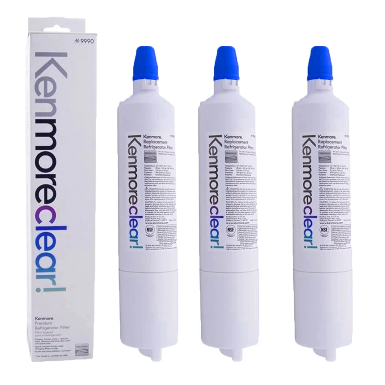 (3pk) Kenmore 46-9990 Compatible With 5231JA2006A, 5231JA2006B, 5231JA2006E, 5231JA2006F Refrigerator Water Filter - Image 4