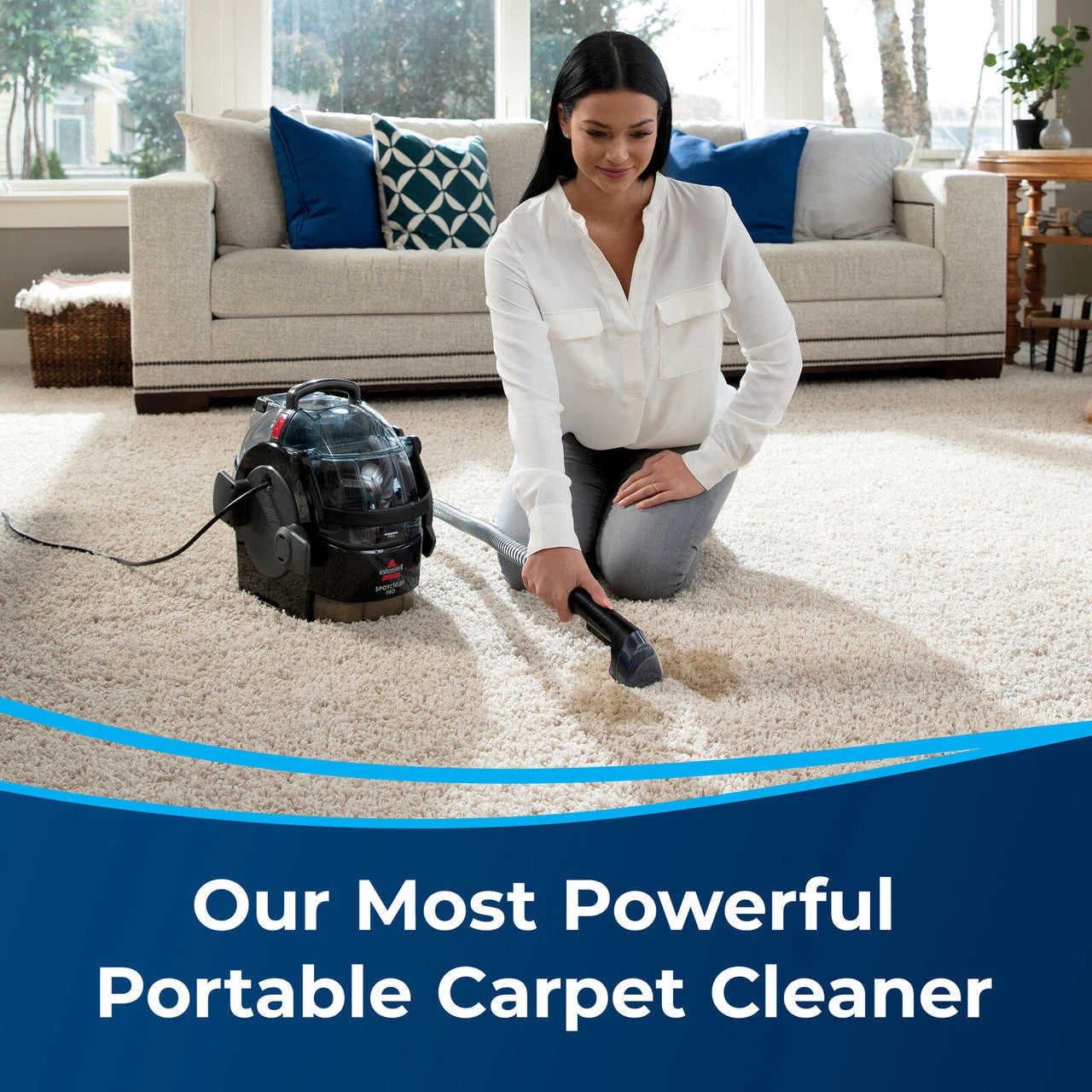 BISSELL SpotClean Pro Portable Carpet & Upholstery Cleaner Shampooer | 3624 NEW! - Image 2