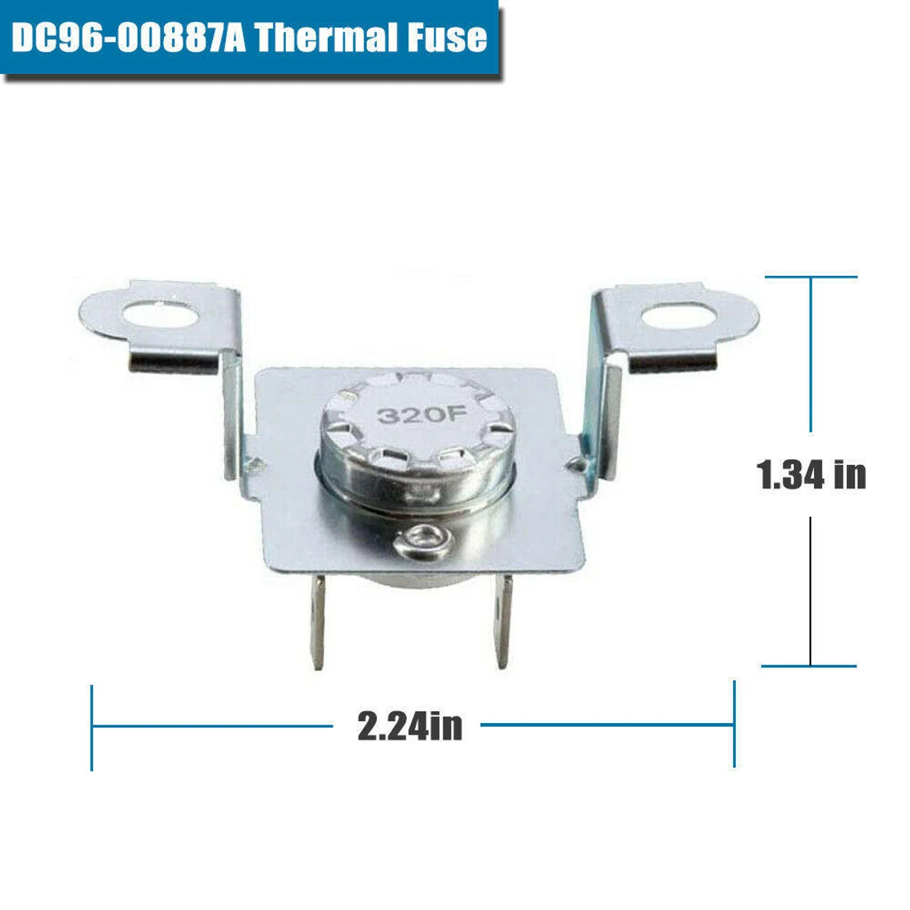 DC47-00016A Dryer Thermal Fuse Thermostat Kit Compatible With Samsung, Kenmore - Image 4