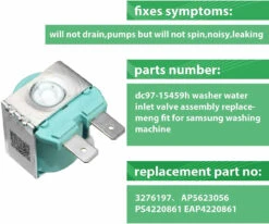 DC97-15459G Replacement Water Inlet Valve Assembly (OEM) Samsung Washer