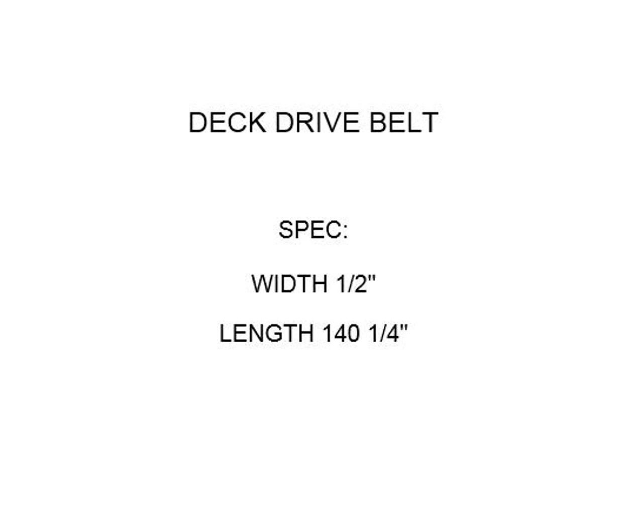 Deck Drive Belt For John Deere L130 LA130 LA140 LA145 LA155 GX21833 GX20571 - Image 2