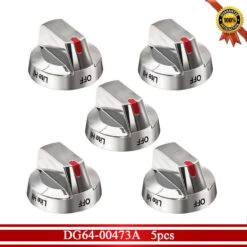 DG64-00473A Top Burner Control Dial Knob With Reinforced Ring Samsung Range