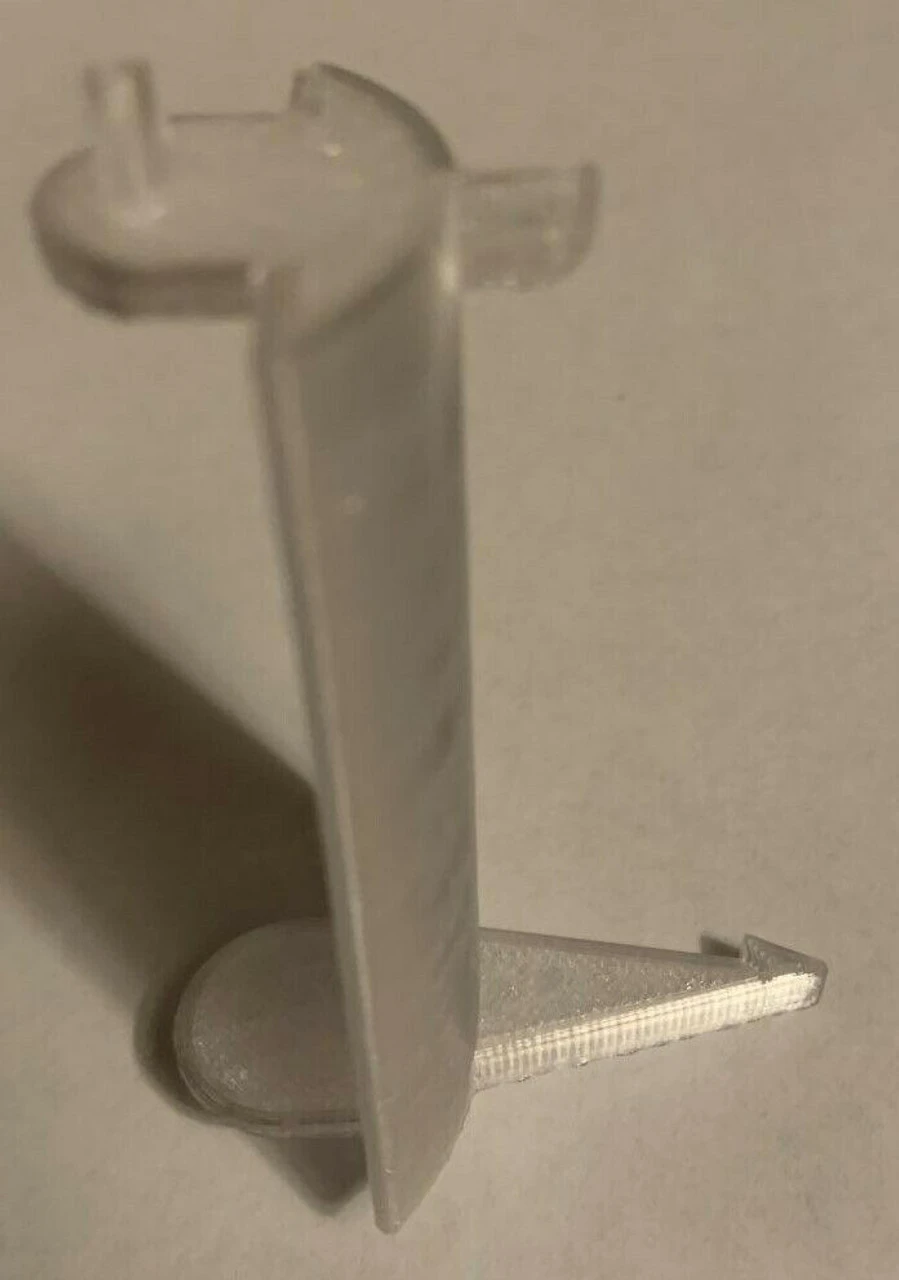 Electrolux / Frigidaire 137146000 Washer Dispenser Drawer Latch 3d Printed - Image 3