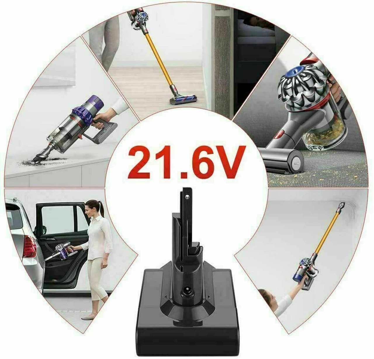 GENERIC For DYSON V7 Battery 21.6V 5.0Ah V7 Absolute V7 Motorhead Pro V7 Trigger V7 HEPA - Image 7