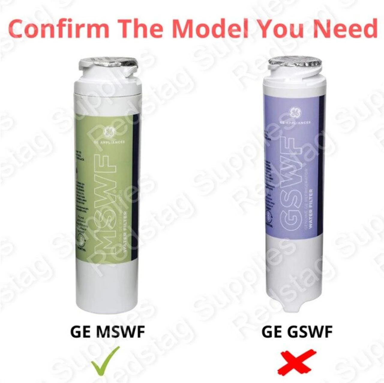 GE MSWF SmartWater Refrigerator Water Filter