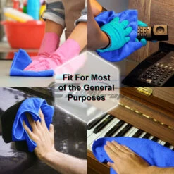 Microfiber Cleaning Cloth Towel Rag Car Polishing No Scratch Auto Detailing