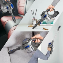 MOOSOO XL-618A Cordless Vacuum 10Kpa 4 In 1 Stick Handheld Vacuum Cleaner Pet US