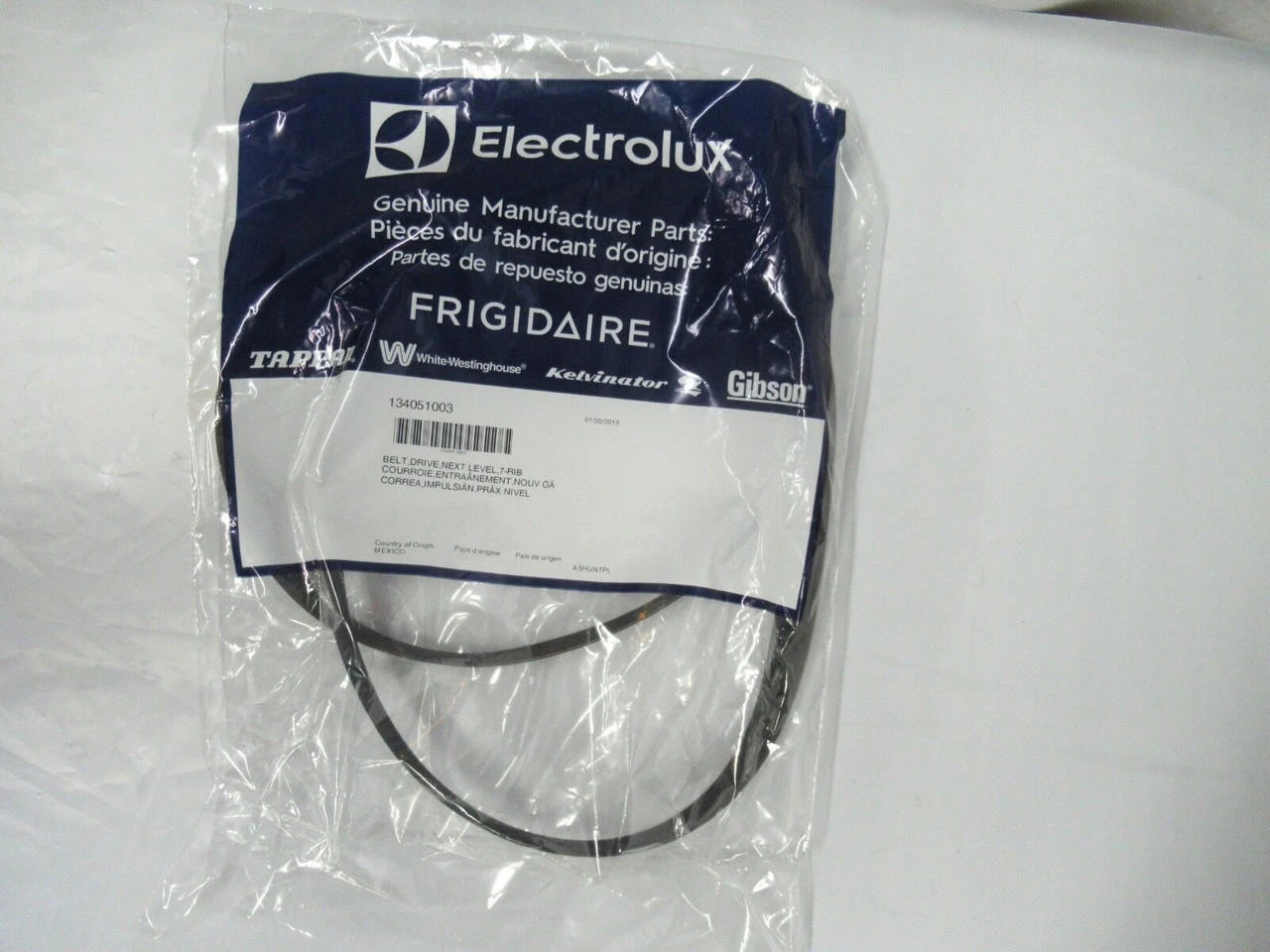 OEM 134051003 Electrolux Frigidaire Kenmore Washer Machine Drive Belt - Image 3
