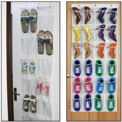 Over The Door Shoe Organizer Rack Hanging Storage Holder Hanger Bag Closet US