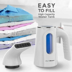 PurSteam Handheld Steamer For Clothes - Portable Garment Wrinkle Remover