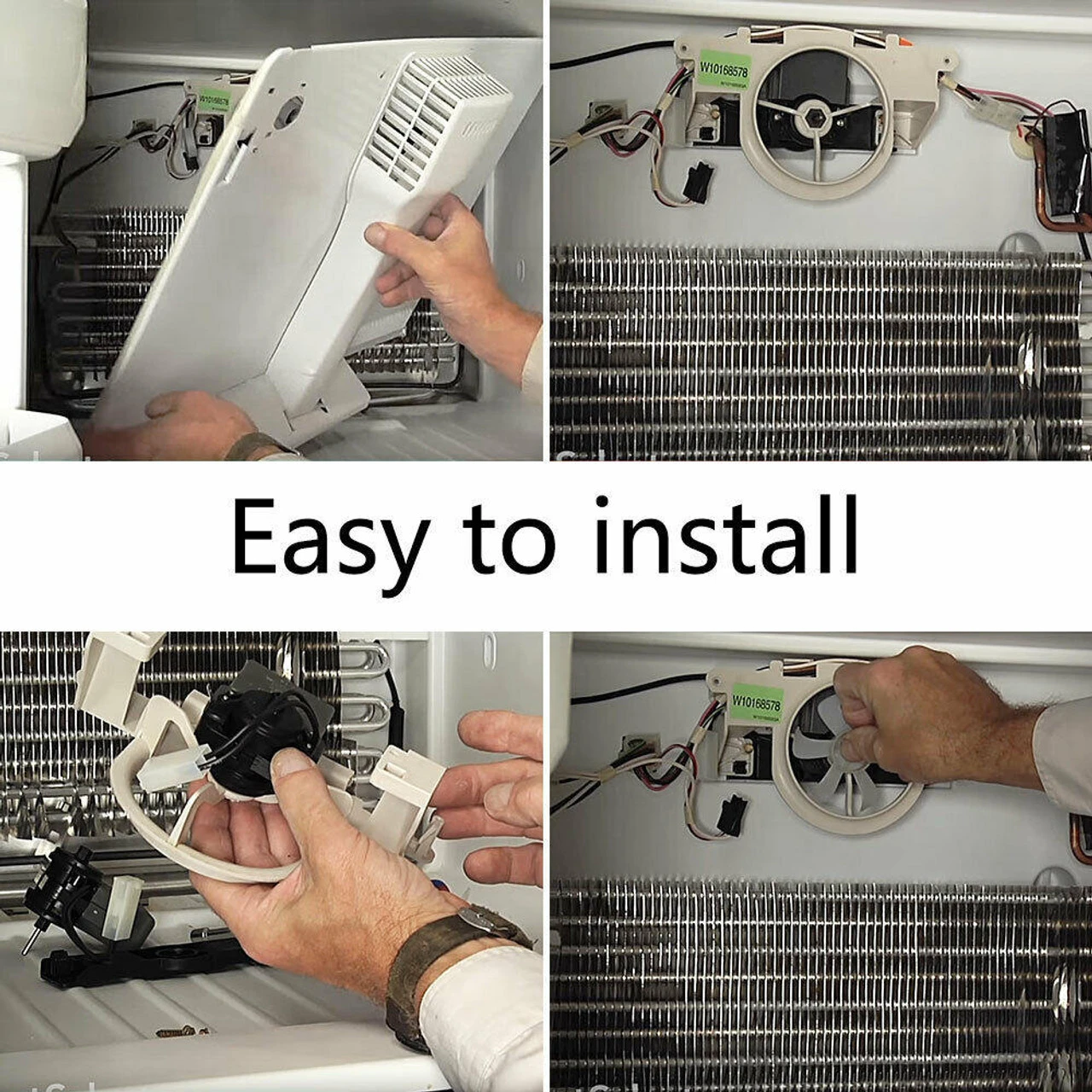 Refrigerator Evaporator Fan Motor Whirlpool Kenmore Amana 9352315 WP2315539 - Image 4