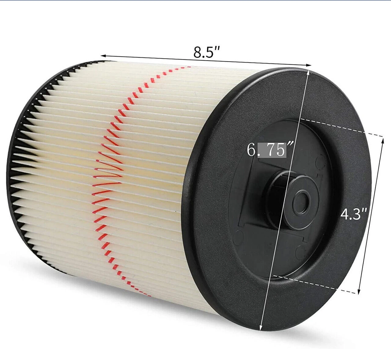 Replacement Cartridge Filter For Shop Vac Craftsman 9-17816 Wet Dry Air Filter - Image 6