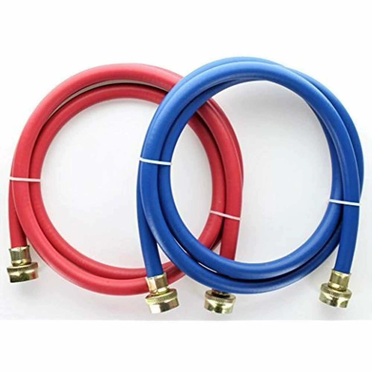 Rubber Washing Machine Hoses, 6 Foot Long (2 Pack) - Color Coded - Kelaro - Image 5