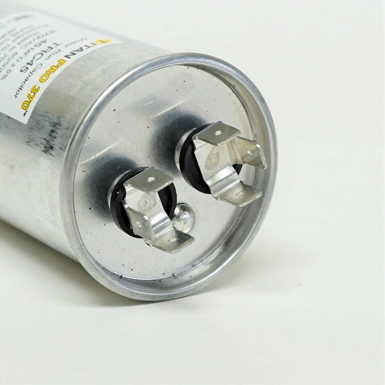 TitanPro TRC45 HVAC Round Motor Run Capacitor. 45 MFD/UF 370 Volts - Image 2