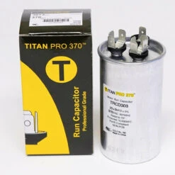 TitanPro TRCD303 HVAC Round Dual Motor Run Capacitor. 30/3 MFD/UF 370 Volts