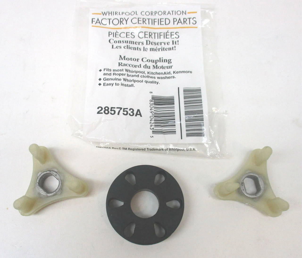 Whirlpool 285753A OEM Washing Machine Coupling AP3963893 PS1485646 - Image 2