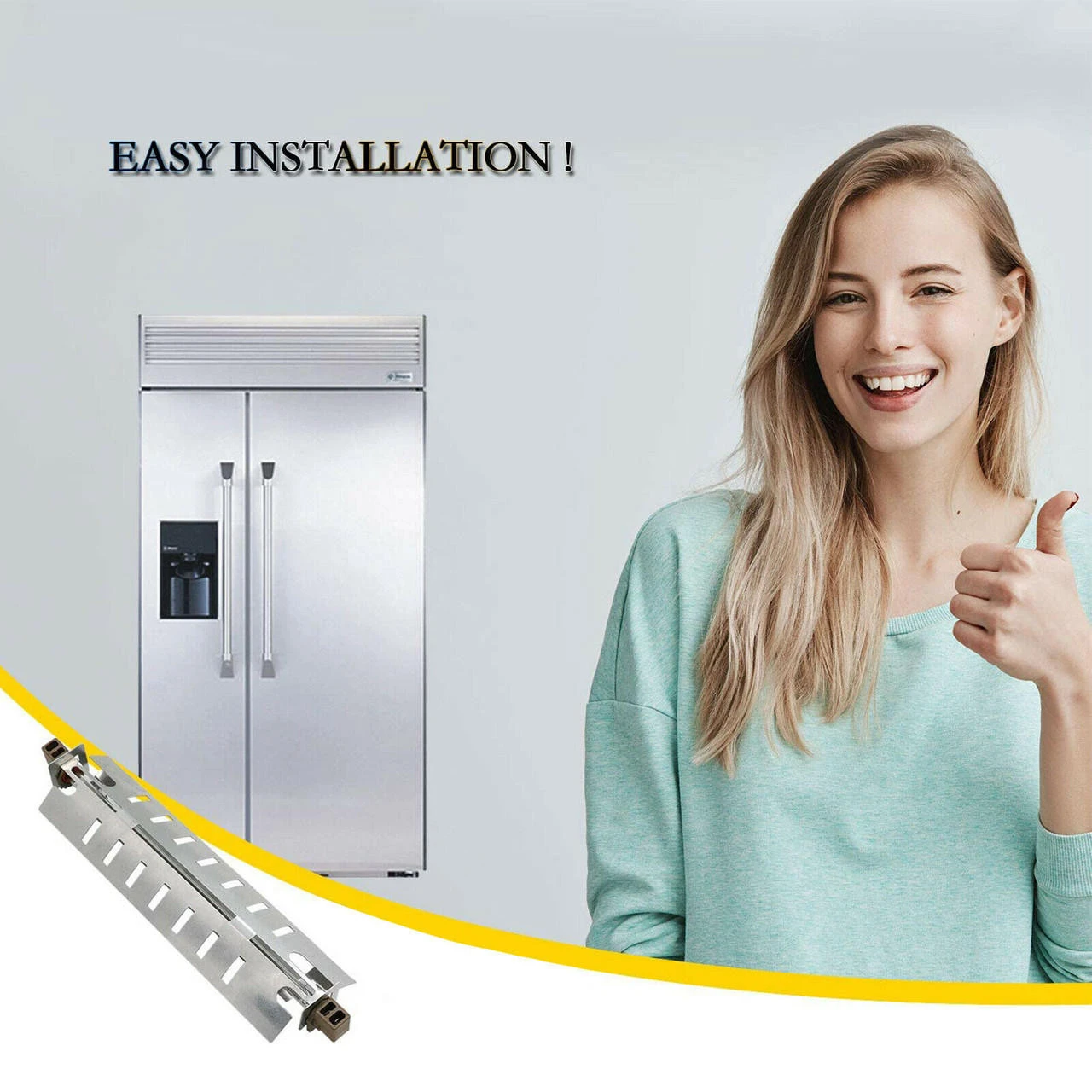 WR51X10055 Refrigerator Defrost Heater WR51X10030 AP3183311 Replacement GE - Image 3